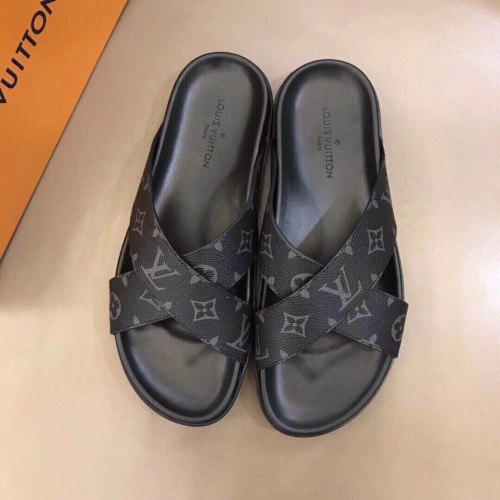 Cheap Louis Vuitton Slippers For Men #1208955 Replica Wholesale [$48.00 USD] [ITEM#1208955] on Replica Louis Vuitton Slippers