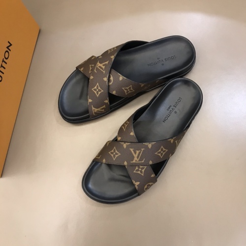 Cheap Louis Vuitton Slippers For Men #1208956 Replica Wholesale [$48.00 USD] [ITEM#1208956] on Replica Louis Vuitton Slippers