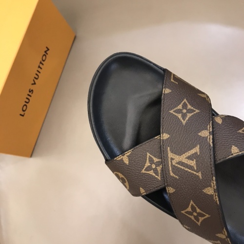 Cheap Louis Vuitton Slippers For Men #1208956 Replica Wholesale [$48.00 USD] [ITEM#1208956] on Replica Louis Vuitton Slippers