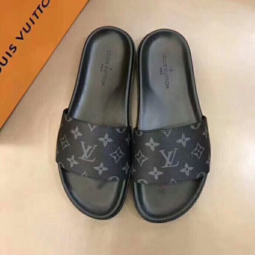 Cheap Louis Vuitton Slippers For Men #1208964 Replica Wholesale [$48.00 USD] [ITEM#1208964] on Replica Louis Vuitton Slippers