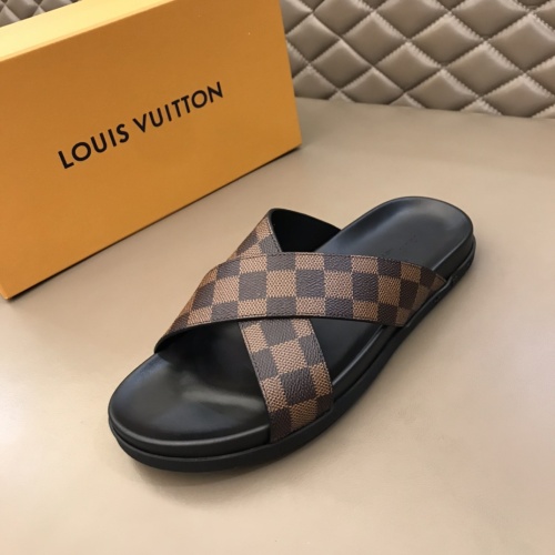 Cheap Louis Vuitton Slippers For Men #1208982 Replica Wholesale [$48.00 USD] [ITEM#1208982] on Replica Louis Vuitton Slippers