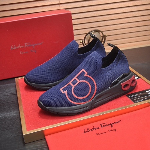 Cheap Salvatore Ferragamo Casual Shoes For Men #1209034 Replica Wholesale [$85.00 USD] [ITEM#1209034] on Replica Salvatore Ferragamo Casual Shoes