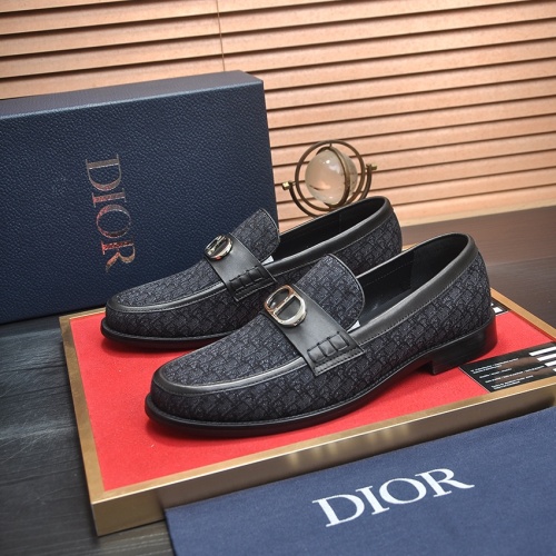 Cheap Christian Dior Leather Shoes For Men #1209068 Replica Wholesale [$98.00 USD] [ITEM#1209068] on Replica Christian Dior Leather Shoes