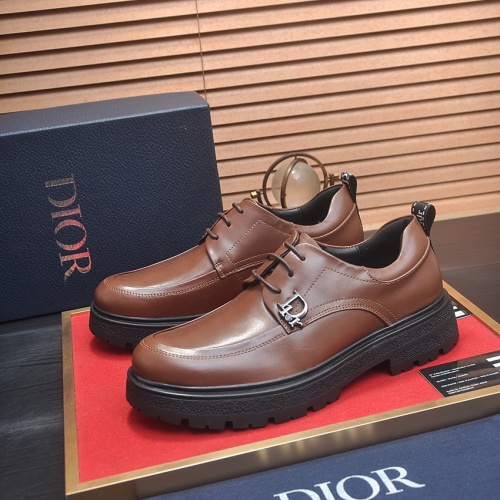 Cheap Christian Dior Leather Shoes For Men #1209081 Replica Wholesale [$92.00 USD] [ITEM#1209081] on Replica Christian Dior Leather Shoes