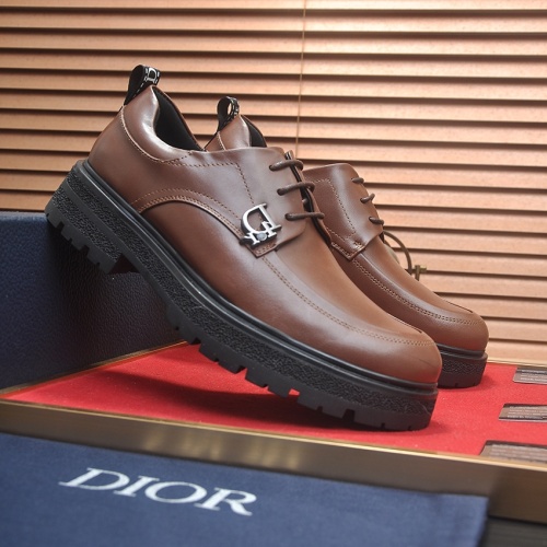 Cheap Christian Dior Leather Shoes For Men #1209081 Replica Wholesale [$92.00 USD] [ITEM#1209081] on Replica Christian Dior Leather Shoes