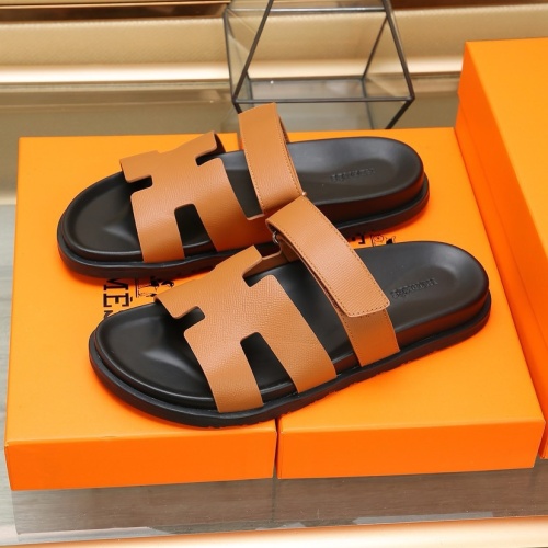 Cheap Hermes Slippers For Men #1209249 Replica Wholesale [$68.00 USD] [ITEM#1209249] on Replica Hermes Slippers