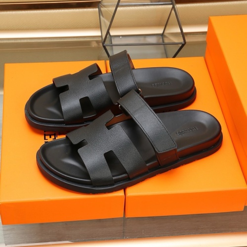 Cheap Hermes Slippers For Men #1209251 Replica Wholesale [$68.00 USD] [ITEM#1209251] on Replica Hermes Slippers