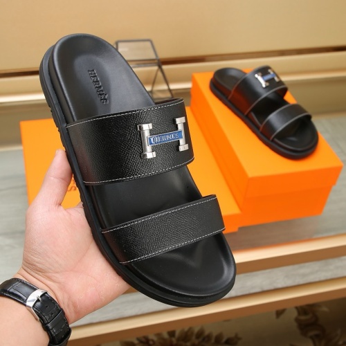 Cheap Hermes Slippers For Men #1209253 Replica Wholesale [$68.00 USD] [ITEM#1209253] on Replica Hermes Slippers