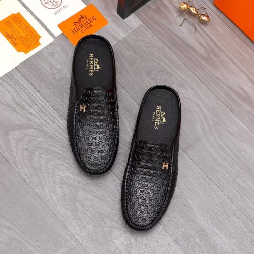 Cheap Hermes Slippers For Men #1209280 Replica Wholesale [$64.00 USD] [ITEM#1209280] on Replica Hermes Slippers