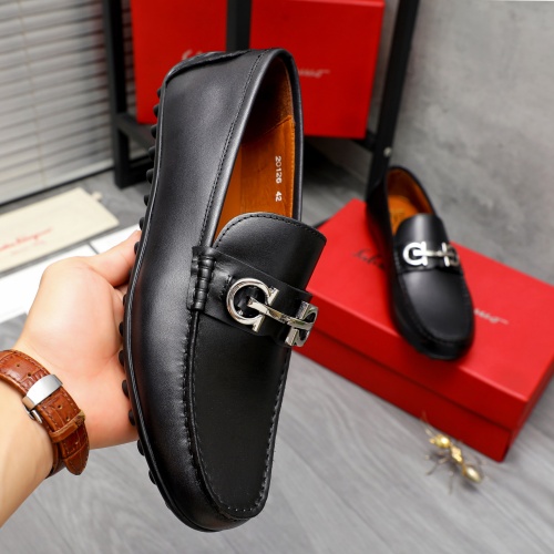 Cheap Salvatore Ferragamo Leather Shoes For Men #1209296 Replica Wholesale [$68.00 USD] [ITEM#1209296] on Replica Salvatore Ferragamo Leather Shoes