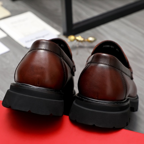 Cheap Salvatore Ferragamo Leather Shoes For Men #1209301 Replica Wholesale [$82.00 USD] [ITEM#1209301] on Replica Salvatore Ferragamo Leather Shoes