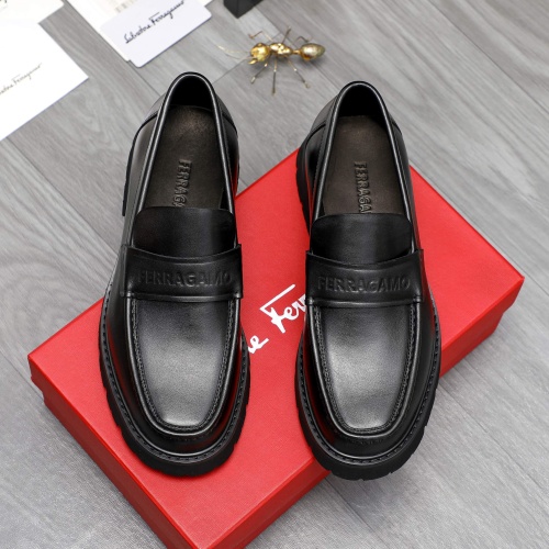 Cheap Salvatore Ferragamo Leather Shoes For Men #1209302 Replica Wholesale [$82.00 USD] [ITEM#1209302] on Replica Salvatore Ferragamo Leather Shoes