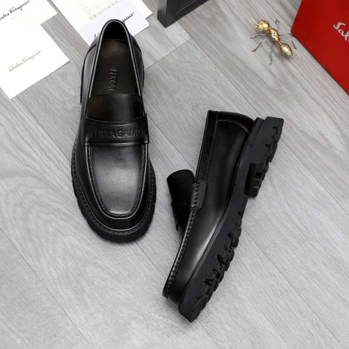 Cheap Salvatore Ferragamo Leather Shoes For Men #1209302 Replica Wholesale [$82.00 USD] [ITEM#1209302] on Replica Salvatore Ferragamo Leather Shoes