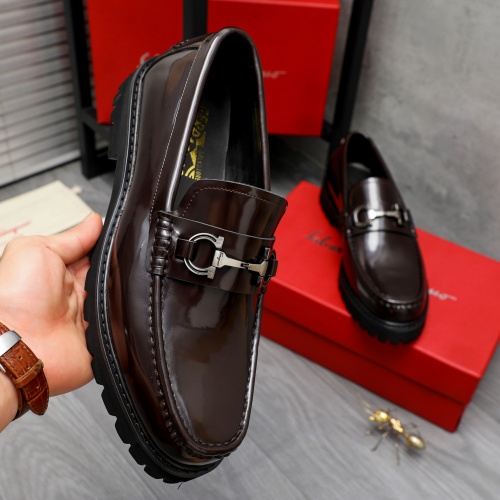 Cheap Salvatore Ferragamo Leather Shoes For Men #1209317 Replica Wholesale [$82.00 USD] [ITEM#1209317] on Replica Salvatore Ferragamo Leather Shoes