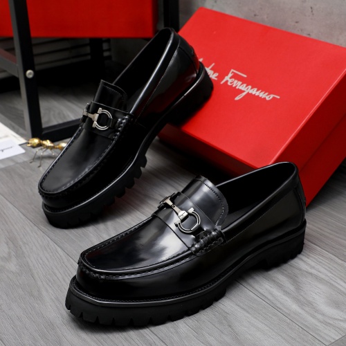 Cheap Salvatore Ferragamo Leather Shoes For Men #1209318 Replica Wholesale [$82.00 USD] [ITEM#1209318] on Replica Salvatore Ferragamo Leather Shoes