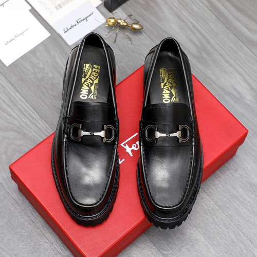 Cheap Salvatore Ferragamo Leather Shoes For Men #1209319 Replica Wholesale [$82.00 USD] [ITEM#1209319] on Replica Salvatore Ferragamo Leather Shoes