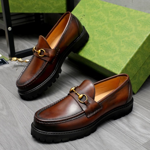 Cheap Gucci Oxfords Shoes For Men #1209320 Replica Wholesale [$82.00 USD] [ITEM#1209320] on Replica Gucci Oxfords Shoes