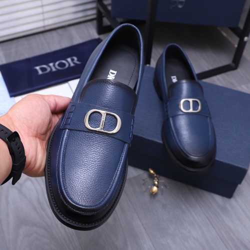 Cheap Christian Dior Leather Shoes For Men #1209330 Replica Wholesale [$96.00 USD] [ITEM#1209330] on Replica Christian Dior Leather Shoes