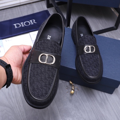 Cheap Christian Dior Leather Shoes For Men #1209335 Replica Wholesale [$96.00 USD] [ITEM#1209335] on Replica Christian Dior Leather Shoes