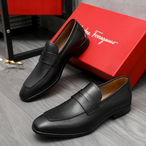 Cheap Salvatore Ferragamo Leather Shoes For Men #1209343 Replica Wholesale [$102.00 USD] [ITEM#1209343] on Replica Salvatore Ferragamo Leather Shoes