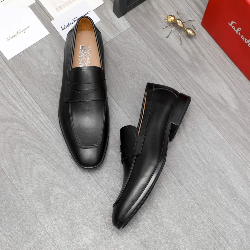 Cheap Salvatore Ferragamo Leather Shoes For Men #1209343 Replica Wholesale [$102.00 USD] [ITEM#1209343] on Replica Salvatore Ferragamo Leather Shoes