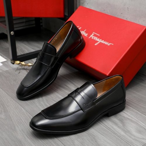 Cheap Salvatore Ferragamo Leather Shoes For Men #1209344 Replica Wholesale [$102.00 USD] [ITEM#1209344] on Replica Salvatore Ferragamo Leather Shoes