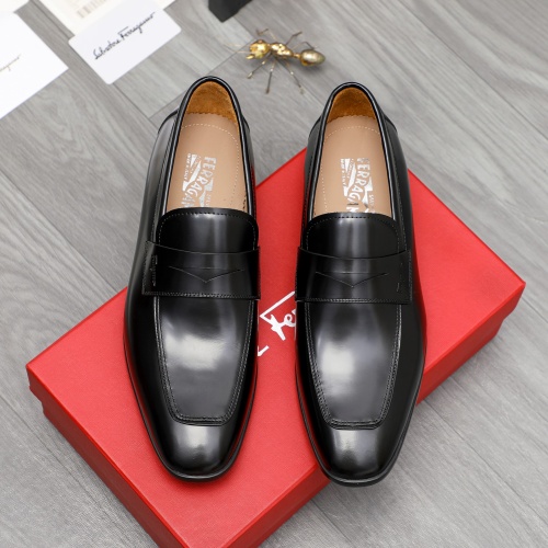 Cheap Salvatore Ferragamo Leather Shoes For Men #1209344 Replica Wholesale [$102.00 USD] [ITEM#1209344] on Replica Salvatore Ferragamo Leather Shoes