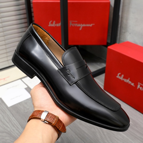 Cheap Salvatore Ferragamo Leather Shoes For Men #1209344 Replica Wholesale [$102.00 USD] [ITEM#1209344] on Replica Salvatore Ferragamo Leather Shoes