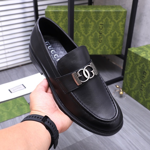 Cheap Gucci Oxfords Shoes For Men #1209387 Replica Wholesale [$88.00 USD] [ITEM#1209387] on Replica Gucci Oxfords Shoes