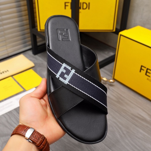 Cheap Fendi Slippers For Men #1209404 Replica Wholesale [$42.00 USD] [ITEM#1209404] on Replica Fendi Slippers