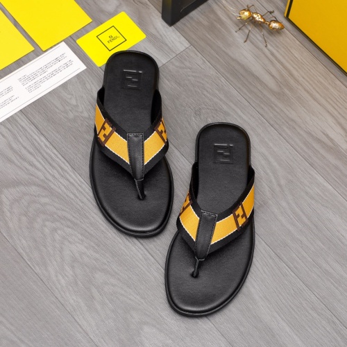 Cheap Fendi Slippers For Men #1209405 Replica Wholesale [$42.00 USD] [ITEM#1209405] on Replica Fendi Slippers