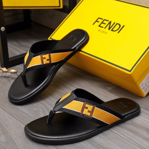 Cheap Fendi Slippers For Men #1209405 Replica Wholesale [$42.00 USD] [ITEM#1209405] on Replica Fendi Slippers