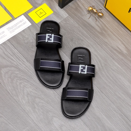 Cheap Fendi Slippers For Men #1209408 Replica Wholesale [$42.00 USD] [ITEM#1209408] on Replica Fendi Slippers