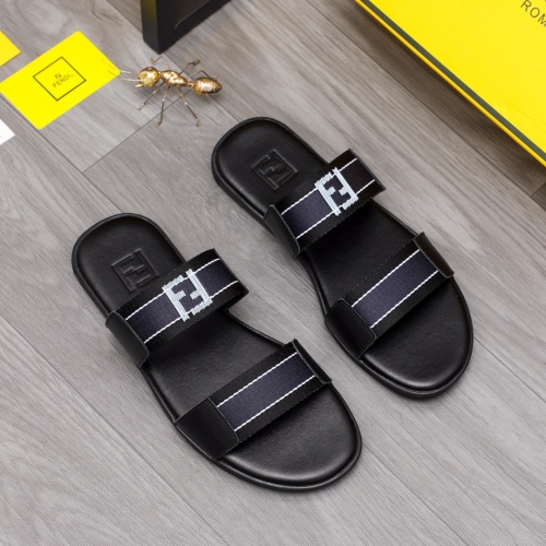 Cheap Fendi Slippers For Men #1209408 Replica Wholesale [$42.00 USD] [ITEM#1209408] on Replica Fendi Slippers