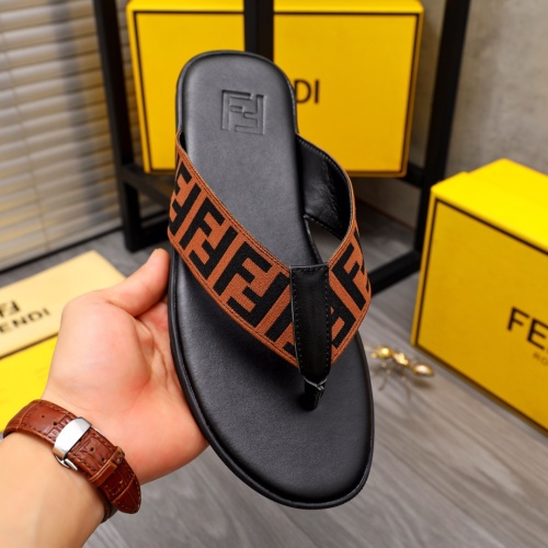 Cheap Fendi Slippers For Men #1209410 Replica Wholesale [$42.00 USD] [ITEM#1209410] on Replica Fendi Slippers