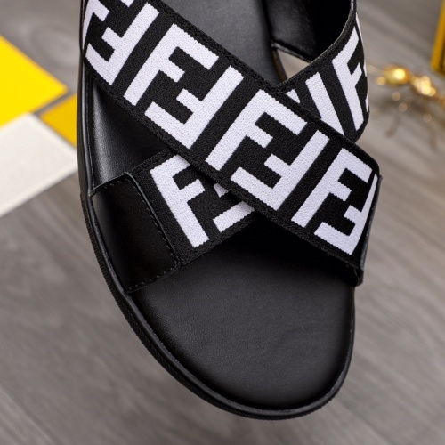 Cheap Fendi Slippers For Men #1209411 Replica Wholesale [$42.00 USD] [ITEM#1209411] on Replica Fendi Slippers