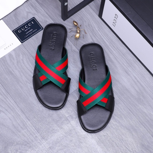 Cheap Gucci Slippers For Men #1209424 Replica Wholesale [$42.00 USD] [ITEM#1209424] on Replica 