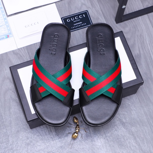 Cheap Gucci Slippers For Men #1209424 Replica Wholesale [$42.00 USD] [ITEM#1209424] on Replica 