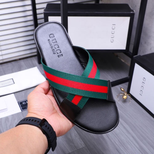 Cheap Gucci Slippers For Men #1209424 Replica Wholesale [$42.00 USD] [ITEM#1209424] on Replica 