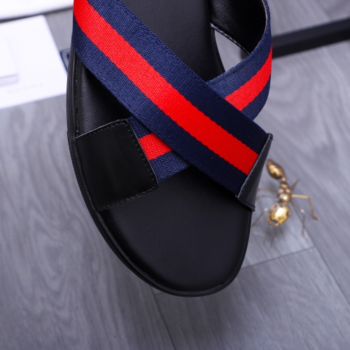 Cheap Gucci Slippers For Men #1209425 Replica Wholesale [$42.00 USD] [ITEM#1209425] on Replica Gucci Slippers