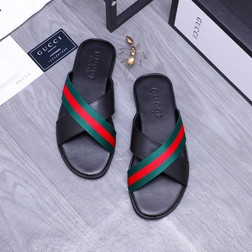 Cheap Gucci Slippers For Men #1209426 Replica Wholesale [$42.00 USD] [ITEM#1209426] on Replica Gucci Slippers