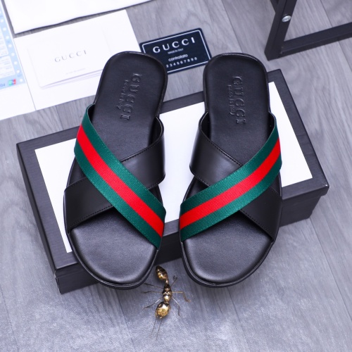 Cheap Gucci Slippers For Men #1209426 Replica Wholesale [$42.00 USD] [ITEM#1209426] on Replica Gucci Slippers