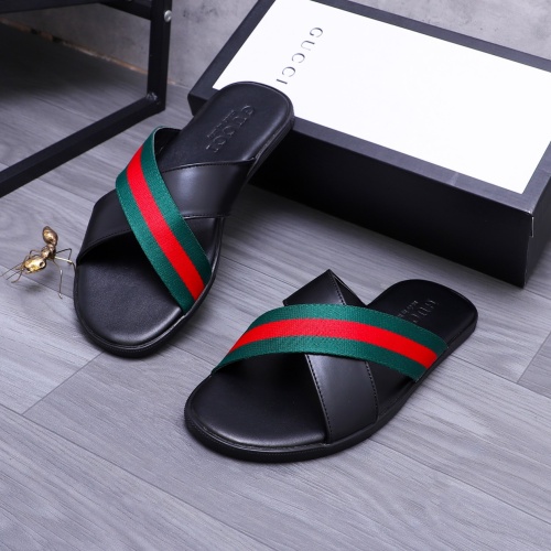 Cheap Gucci Slippers For Men #1209426 Replica Wholesale [$42.00 USD] [ITEM#1209426] on Replica Gucci Slippers