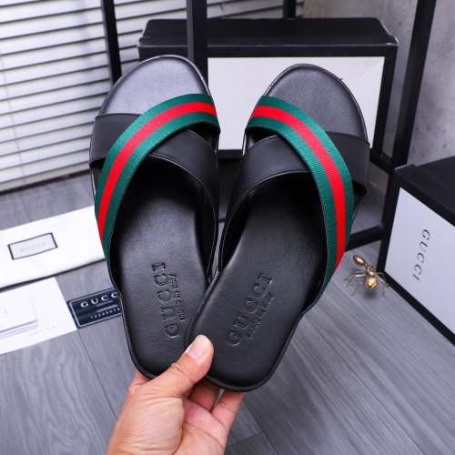 Cheap Gucci Slippers For Men #1209426 Replica Wholesale [$42.00 USD] [ITEM#1209426] on Replica Gucci Slippers