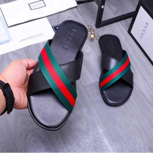 Cheap Gucci Slippers For Men #1209426 Replica Wholesale [$42.00 USD] [ITEM#1209426] on Replica Gucci Slippers