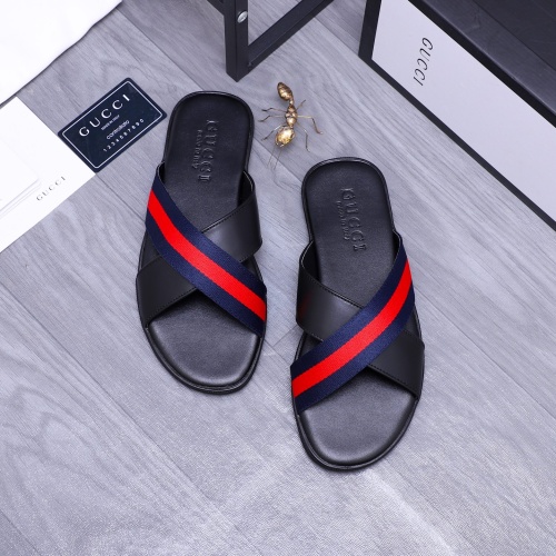 Cheap Gucci Slippers For Men #1209428 Replica Wholesale [$42.00 USD] [ITEM#1209428] on Replica Gucci Slippers