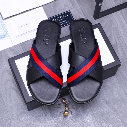 Cheap Gucci Slippers For Men #1209428 Replica Wholesale [$42.00 USD] [ITEM#1209428] on Replica Gucci Slippers