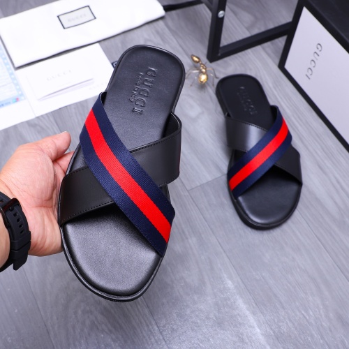 Cheap Gucci Slippers For Men #1209428 Replica Wholesale [$42.00 USD] [ITEM#1209428] on Replica Gucci Slippers