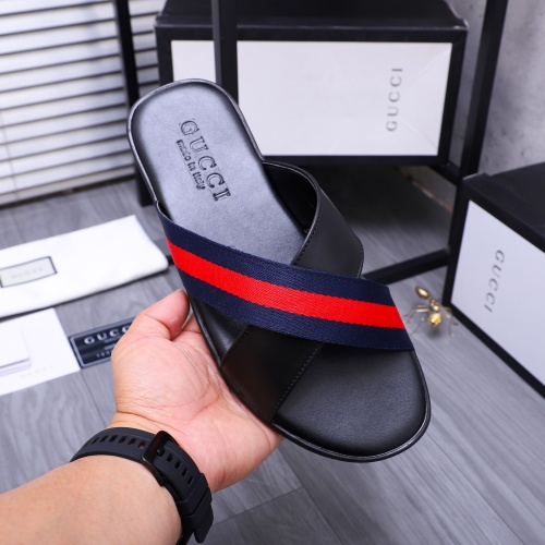 Cheap Gucci Slippers For Men #1209428 Replica Wholesale [$42.00 USD] [ITEM#1209428] on Replica Gucci Slippers