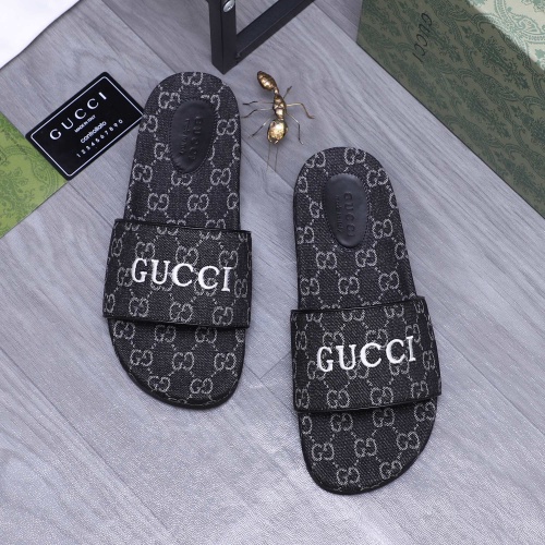 Cheap Gucci Slippers For Men #1209429 Replica Wholesale [$60.00 USD] [ITEM#1209429] on Replica 